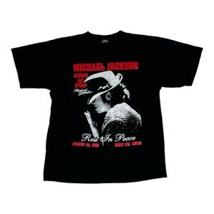 Vintage Michael Jackson Memorial T-Shirt CH Gold Series Tag Mens Large